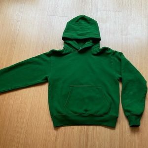TNA Cozy Fleece Perfect Hoodie in Juniper Green